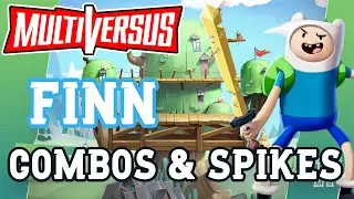 MULTIVERSUS FINN Gameplay Montage | Combos, Spikes, Edgeguard and KOs Showcase