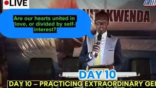 DAY 10 &ndash; PRACTICING EXTRAORDINARY GENEROSITY📖 Acts 4:32&ndash;37.