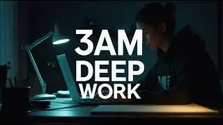 3AM Deep Work Session &mdash; 1 Hour Late Night Focus Music for Studying, Coding & Work