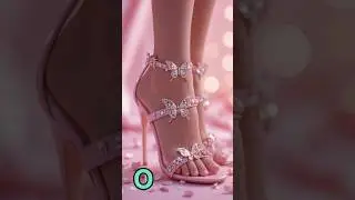 Beautiful Princess Dream Sandal's Heel's 🤩 According your name first letter #heels #beautiful