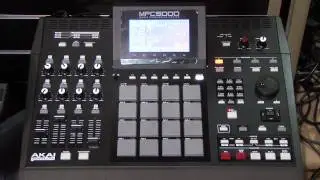 Akai MPC5000 with Steve Mowat