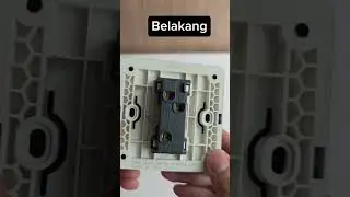 Nero Electric Casa X2 Saklar 1 Gang 2 Way Switch Matte Black (X21012-MB) #nerosaklar #nerosaklar
