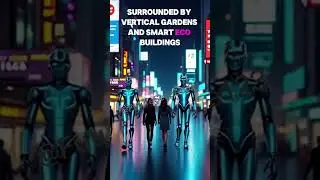 Dubai in 2050 🌆 Flying Cars & AI Mega City | Future Vision #Shorts