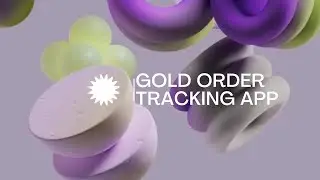 Gold Order Tracking App