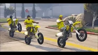 CROSS BITUME / ROUE ARRI&Egrave;RE/ EN Y/ DES ABONN&Eacute;S / CROSS DE RUE GTA5 YZ450F