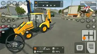 New JCB Backhoe Loader Driving - Bus Simulator Indonesia e#2 - BUSSID Crane Mod Android Gameplay