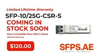 SFP-10/25G-CSR-S Explained 🔍 | Cisco-Compatible 10/25G Transceiver for High-Speed MMF Networks