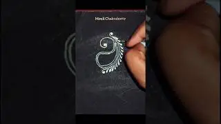 🧡 Gal kolka design // Easy and Beautiful side kolka design 💛 #shorts #viral #subscribe #kolkadesign