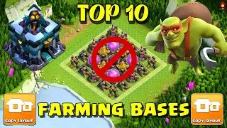 LOOT SAFE ! TOP 10 NEW TH13 FARMING BASE LINK 2023 | TH13 WAR BASE LINK 2023