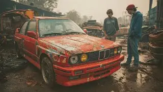 ASMR Car Wash &ndash; 1988 BMW M3 E30 | From Barn-Find to Showroom Shine