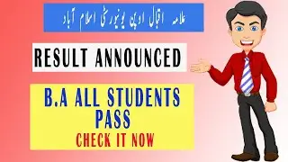 AIOU BA/B.Com, ADE results | AIOU BA result autumn 2019 | AIOU BA result | Mahnoor Speaks