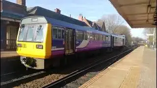 Class 142 'Pacer' 142028 departs Romiley, filmed in 2019