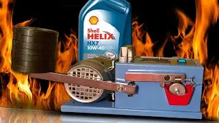 Тест моторного масла Shell Helix HX7 10W40 100°C Питерский тестер