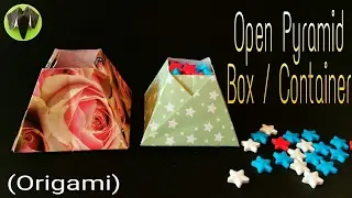 Открытая пирамидка &mdash; своими руками | Мастер-класс по оригами от Paper Folds &mdash; 750