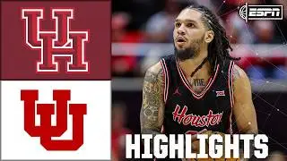 RECORD NIGHT 🤩 Houston Cougars vs. Utah Utes | Full Game Highlights | ESPN College Basketball