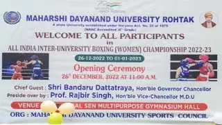 ALL INDIA INTER - UNIVERSITY BOXING (WOMEN) CHAMPIONSHIP MDU ROHTAK 2022-23