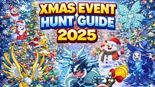 XMAS EVENT HUNT GUIDE 2025 | XMAS EVENT 2025 | POKEMON REVOLUTION ONLINE