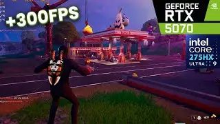 RTX 5070 + Intel Ultra 9 275HX - Fortnite 1440p 1080p Epic low and performance settings | Benchmark