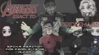 Avengers React To Spider-Man || 2X SPEED!! || GACHA REACT || PART 2/? ||