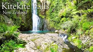 Stunning Kitekite Waterfalls - Piha - Cinematic video in 4K - Music by Savfk - Beautiful New Zealand
