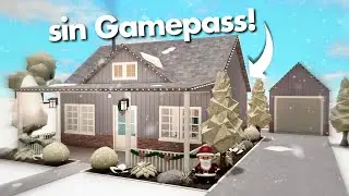 CASA NAVIDE&Ntilde;A SIN GAMEPASS🎄| Tutorial de Bloxburg
