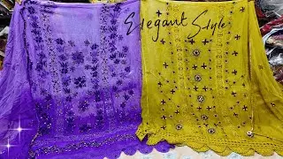 EID SALE! Premium Gota Patti Work Suits Partywear Dress Material -- Readymade Collection