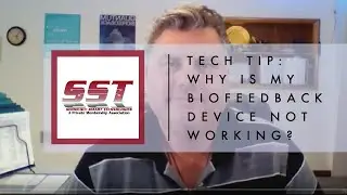 Why is my stress management biofeedback device not working?