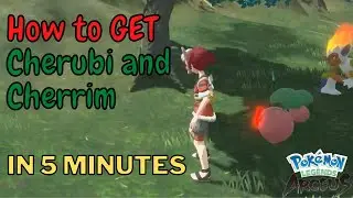 How To GET ALPHA Cherubi and Cherrim (TOUGHEST Pokemon to Find) - Pokemon Legends Arceus