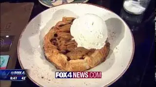 Apple Huckleberry Open Face Pie