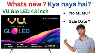 what's new vu glo led 43inch tv ||vu glo led tv 43 inch sale date||vu glo led 43 inch tv price||