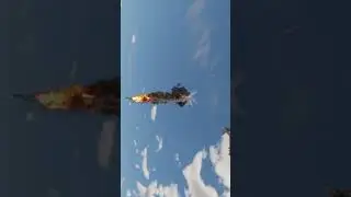 Epic Dogfight in the Skies: Jet Fighter vs Missiles!