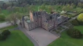 Glamis Castle (Angus, Scotland) - DJI Phantom 4 Drone Flight