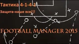 Football Manager 2015.Интересные тактики || 4-1-4-1 Контратака