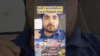 Self Visa Cancellation in Dubai 2025 #kulvirsingh013 #truckesvlogs #dubai #visa #shortsfeed