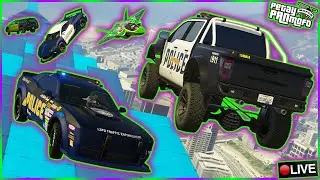 GTAOnline Police Theme Custom Jobs Playlist - Crash, Mega Ramp, Parkour Races n More (PS n PC Links)