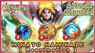 Minato Namikaze (Reanimation) ALL Ultimate - BOOSTED Attack Mission | Naruto X Boruto Ninja Voltage