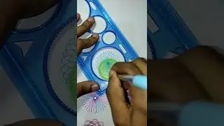 😍 Satisfying Geometric Spirograph Art 🔥 #spirograph #art #viral #trending #shorts #relaxing #gallery