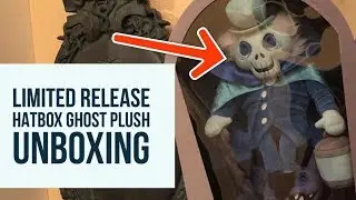 Disney Parks Hatbox Ghost Limited Release Plush UNBOXING! GLOWS IN THE DARK!