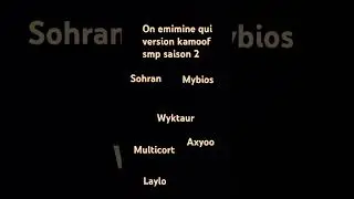 on elimine sui version kamoof smp @MulticortT @Axyoo @Sohran  @Wyktaur @MyBios @Laylo