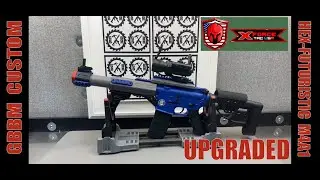 GBBM Custom Build - Hex - Fururistic Anstoy M4a1 Gel Blaster TOY - Anstoy - Voswuen - XFORECTACUSA