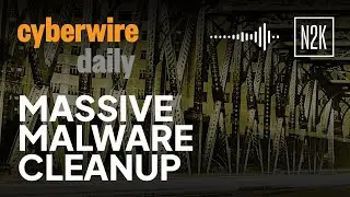 Massive malware cleanup.