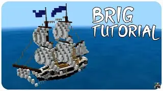 Minecraft: How to Build a Brig in Minecraft (HS Zeus) Minecraft Brig Tutorial