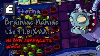 Etterna: Laura Shigihara - Brainiac Maniac - 1.2x 97.81% AA. (kinda godmode)