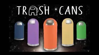 Among us trash can