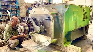 Всё об электродвигателях || Демонтаж огромного электродвигателя VEG мощностью 4800 кВт