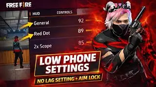 Low-End Phone Free Fire Settings 🔥 | No Lag + Easy Headshot