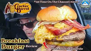 Обзор бургера для завтрака от Cracker Barrel&reg;! 🌞🍳🍔 | Впервые на канале! | theendorsement