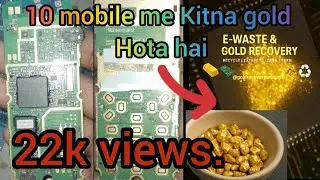mobile phone se ghar per gold recovery kaise kare #goldrecovery #mobilescrap #goldrefining
