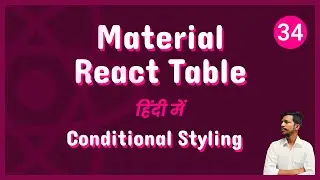 Material React Table v2 - Conditional Style Rendering [34]