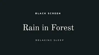 Rain Sounds White Noise for Sleep, Study & Meditation | Stress Relief | 3 Hours | Black Screen